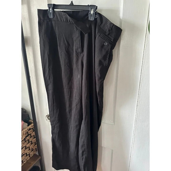 Larry Levine Woman stretch 18W black pants - Picture 2 of 8